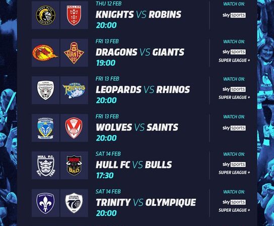 Super League 2026 – Round 1 preview, predictions and tips