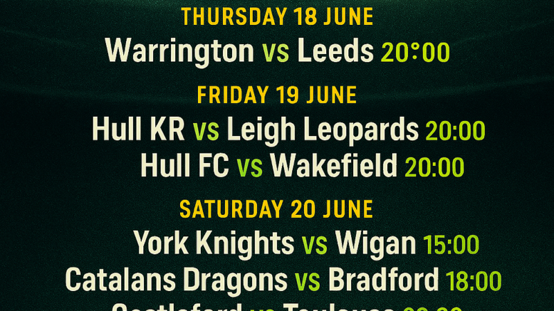 Super League 2026 – Round 15 preview, predictions and tips
