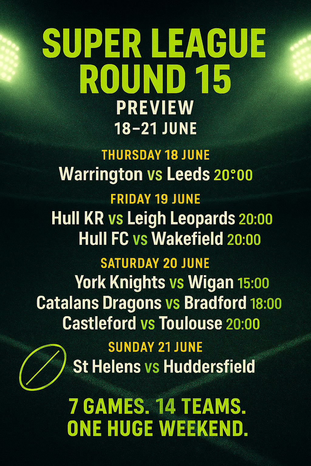 Super League 2026 – Round 15 preview, predictions and tips