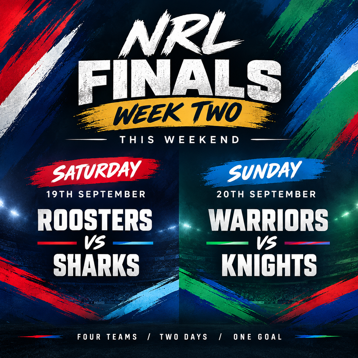 NRL 2026 – Finals week two preview, predictions and tips